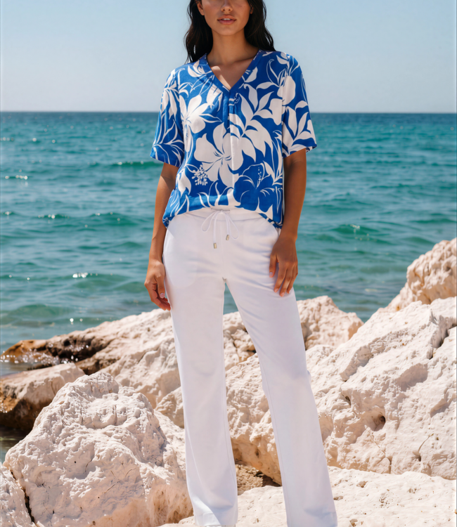 MI PIACE Travel Broek Uni 2136 White