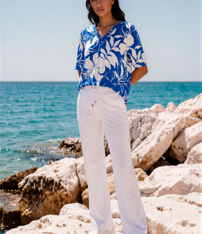 MI PIACE Travel Broek Uni 2136 White