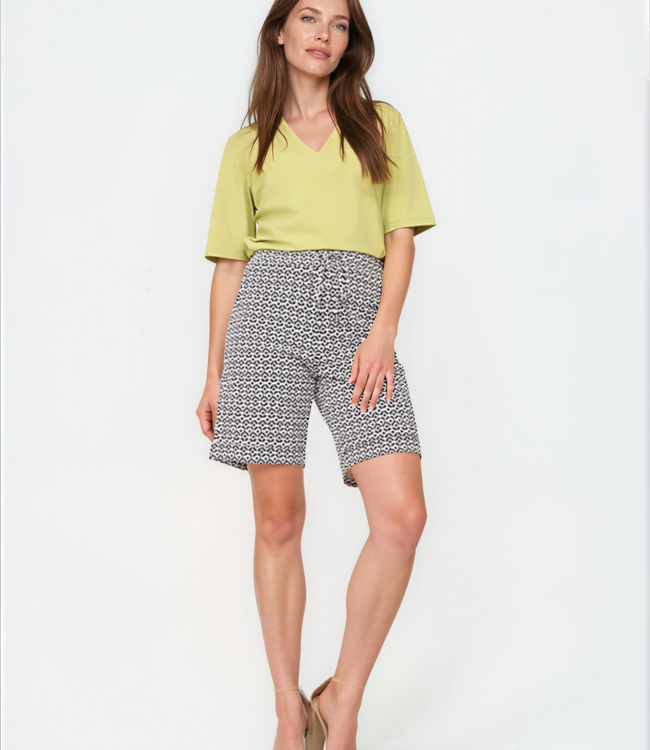 MI PIACE Travel Bermuda Minimal Print 202423 Espresso