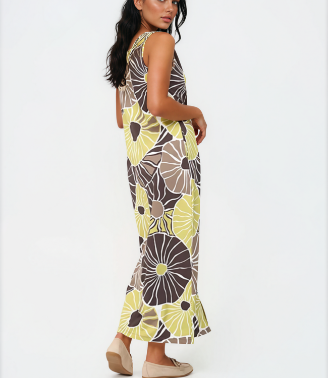 MI PIACE Travel Singlet Jurk Desert Anemone Print 202278 Sweet Pea