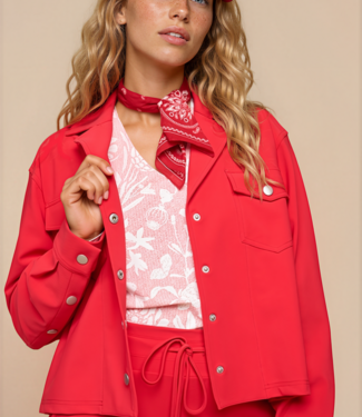 MI PIACE Bonded Travel Jacket Uni 202681 Red