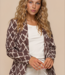 MI PIACE Travel Blazer Ikat Print 202015 Espresso