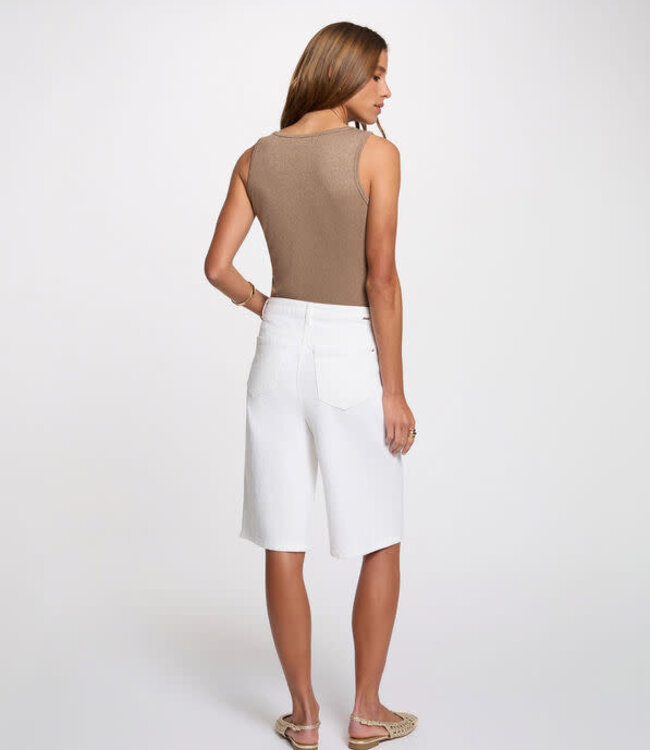 Morgan Aansluitende tanktop met V-hals 262-Dnoemi Taupe