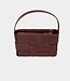 Morgan Woven faux leather bag 262-Rufus bordeaux