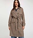 Morgan Lange  Trenchcoat met ceintuur 262-Gepy Multicolor