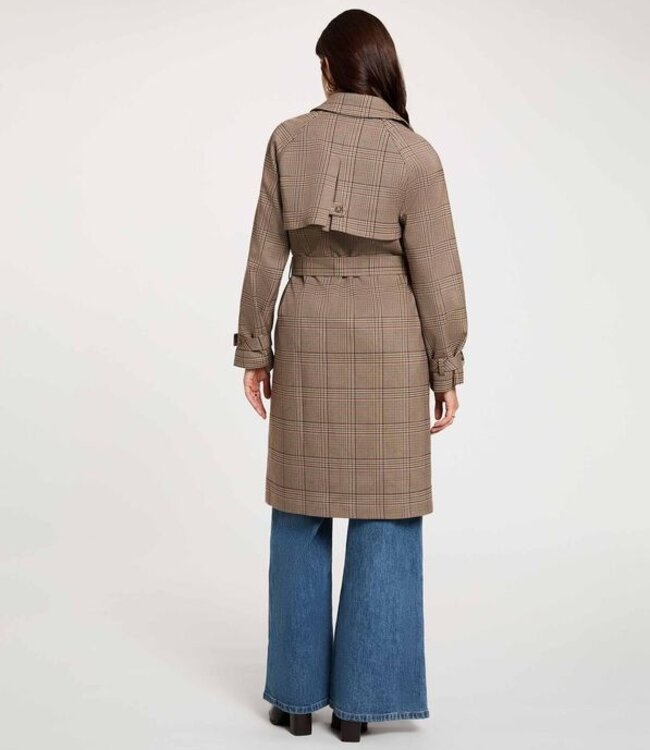 Morgan Lange  Trenchcoat met ceintuur 262-Gepy Multicolor
