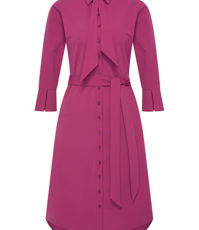 MI PIACE Travel Jurk Bow Magenta 202708 Purple