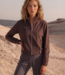 MI PIACE Travel Funnel Jacket Oversized  202868 Espresso
