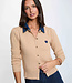 Morgan Dames-trui in  met reverskraag en knopen 262-Mrosala Camel