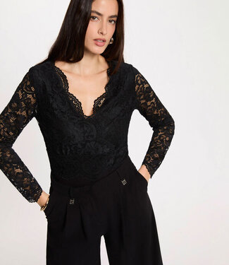 Morgan Body long sleeves lace 262-Teana Black