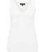 MI PIACE Travel Top Kant Uni White 2129