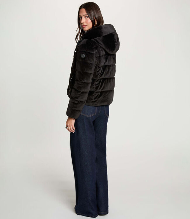Morgan Kort  fluwelen jasje  262-Glami Black