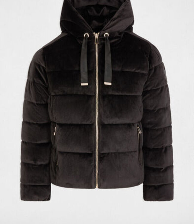 Morgan Kort  fluwelen jasje  262-Glami Black