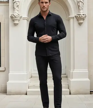 MI PIACE Travel Men Broek 202004 Black Lengte 34 MI PIACE Travel Men Broek 202004 Black Lengte 34