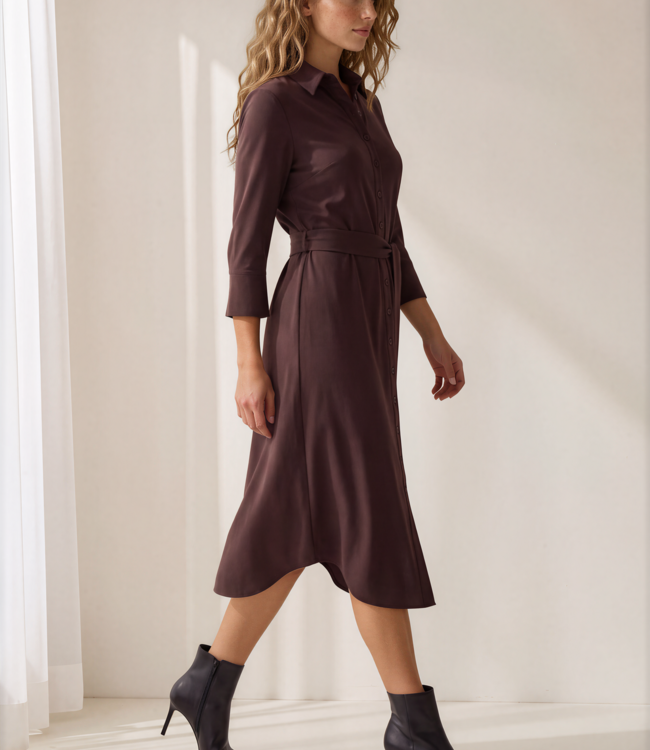 MI PIACE Travel Jurk Uni 2092 Espresso