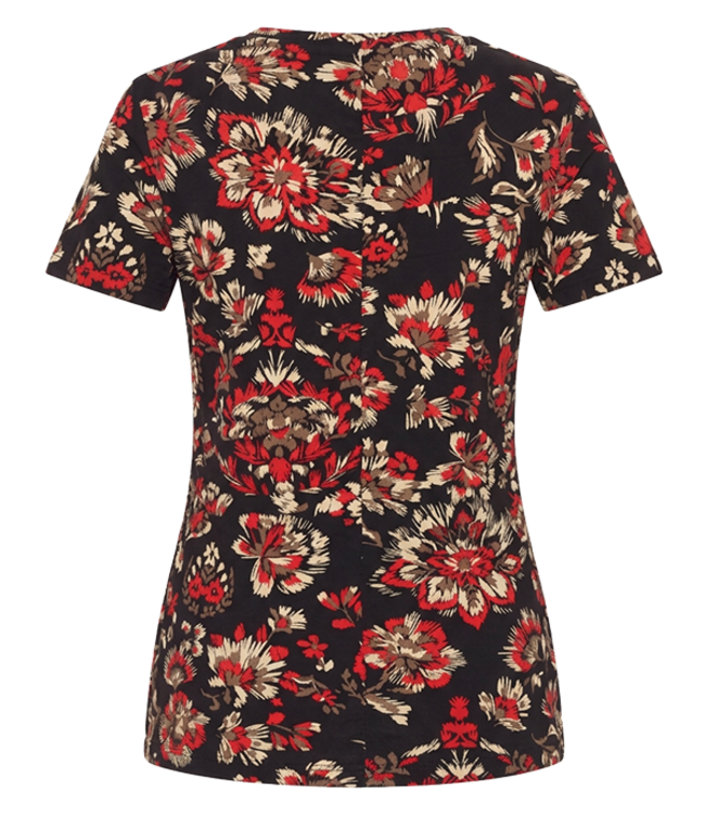 MI PIACE Travel T-shirt  V Hals Ornamental Flowers Print 202080 Samba