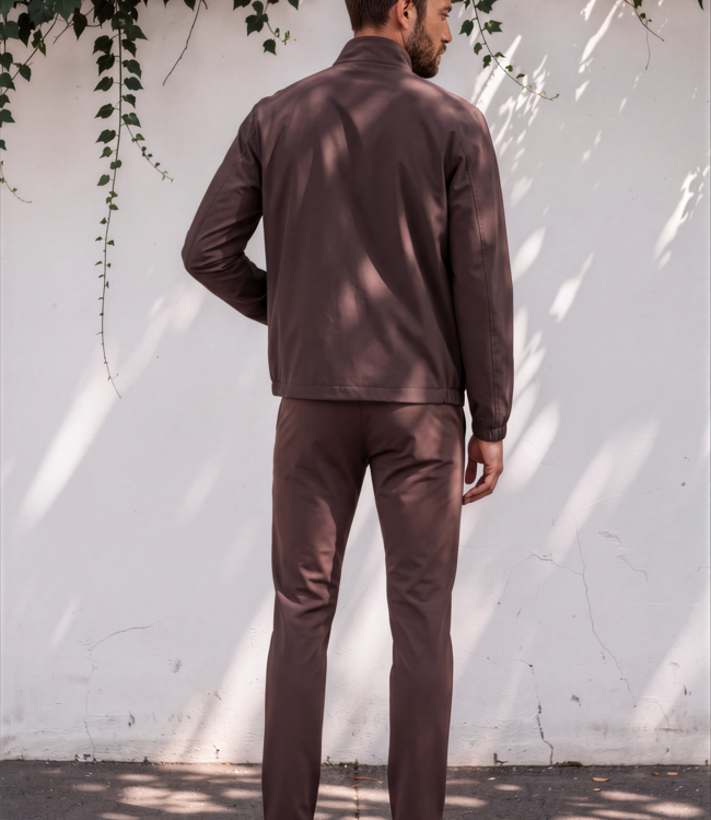 MI PIACE Travel Men Broek 202004 Espresso Lengte 32