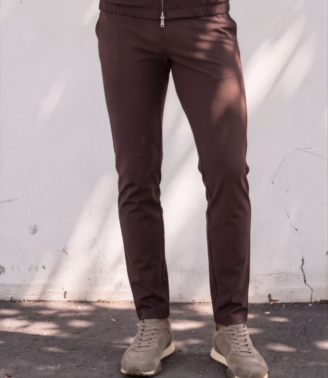 MI PIACE Travel Men Broek 202004 Espresso Lengte 32