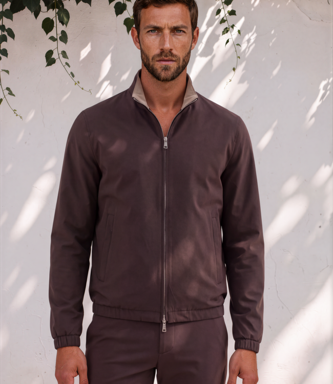 MI PIACE Travel Men Jacket Reversible 202062 Falcon | Espresso
