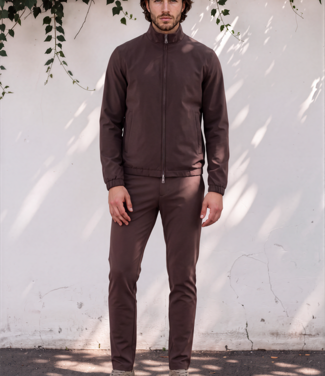MI PIACE Travel Men Broek 202004 Espresso Lengte 32