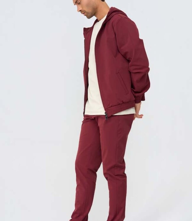 MI PIACE Travel Men Trousers 202004 Burgundy Lengte 32