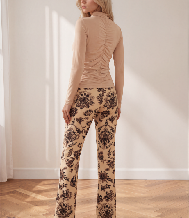 MI PIACE Top Wrinckle Light Uni  202895 Sand