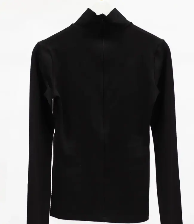 MELISSA OOSTERWOLDE Top Elara Lange Mouw EC2626 Black