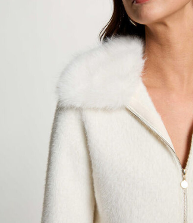 Morgan Jacket with fur 262-Mbobby Ivoor