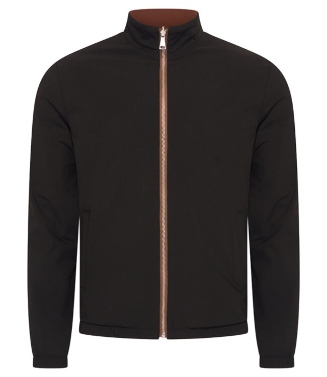 MI PIACE Travel Men Jacket Reversible 202062 Brown Stone | Black