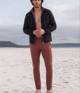 MI PIACE Travel Men Broek  202004 Brown Stone