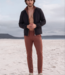 MI PIACE Travel Men Broek  202004 Brown Stone