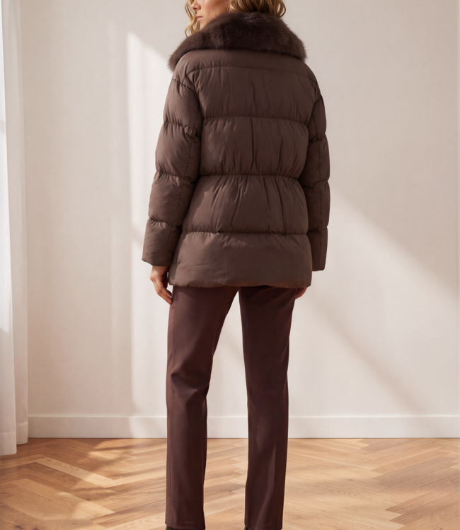 MI PIACE Dames Winterjas 7667 Brown
