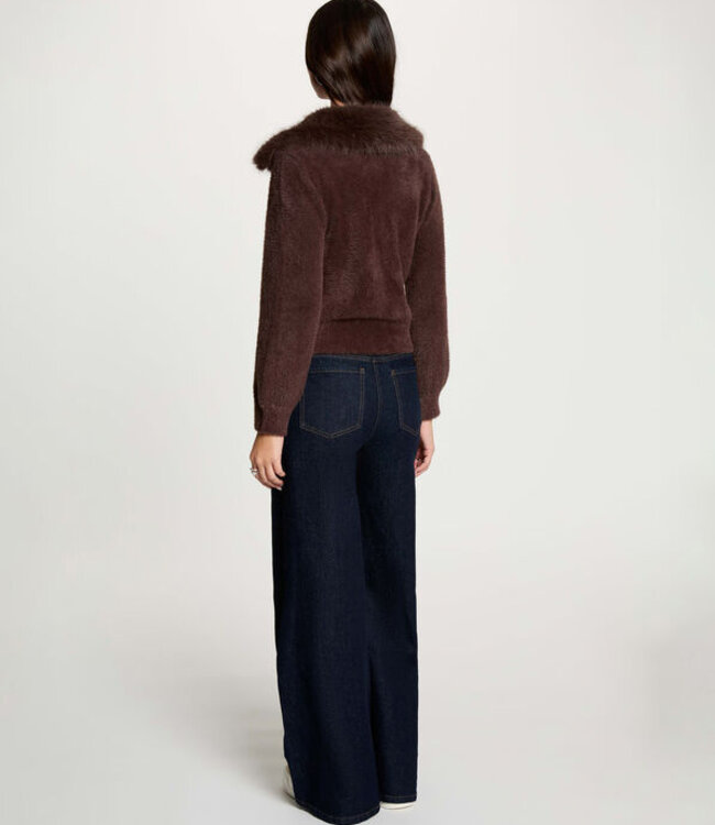 Morgan Jacket with fur 262-Mbobby Coffee