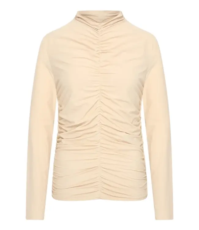 MI PIACE Top Wrinckle Light Uni  202895 Sand