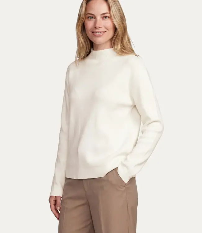 G-maxx Willaine Knit Top Wool White