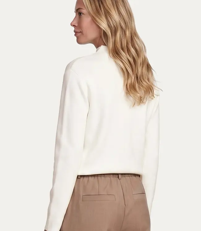 G-maxx Willaine Knit Top Wool White