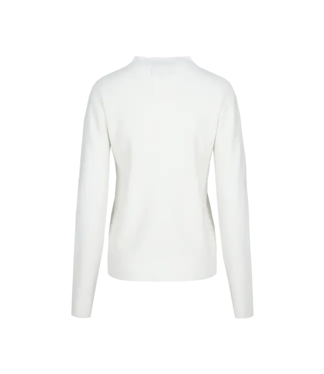 G-maxx Willaine Knit Top Wool White