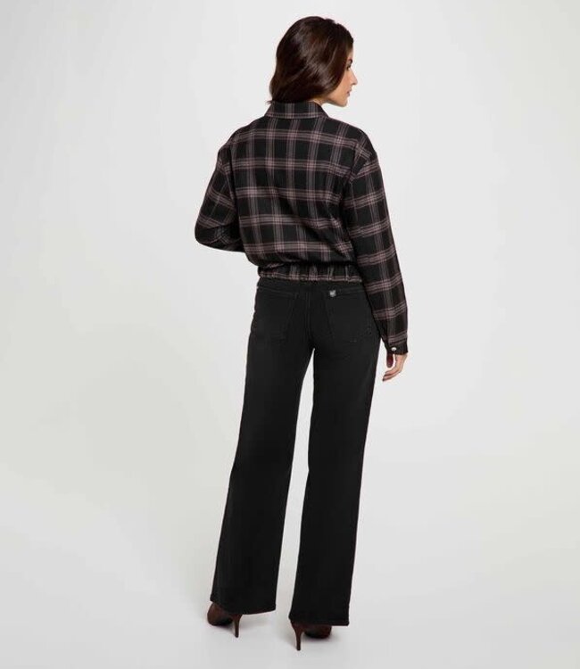 Morgan Checked jacket 262-VGAB Black