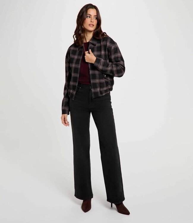 Morgan Checked jacket 262-VGAB Black