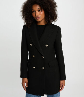 Morgan Mi-length Coat With Buttons 252-Gcha Black