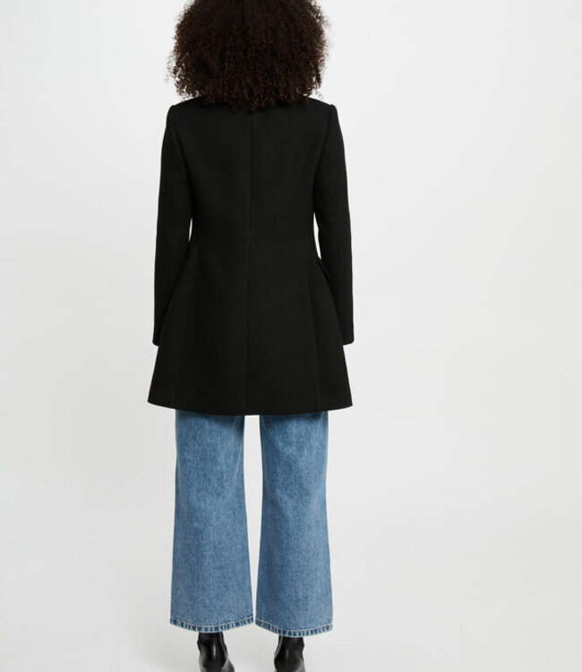 Morgan Mi-length Coat With Buttons 252-Gcha Black