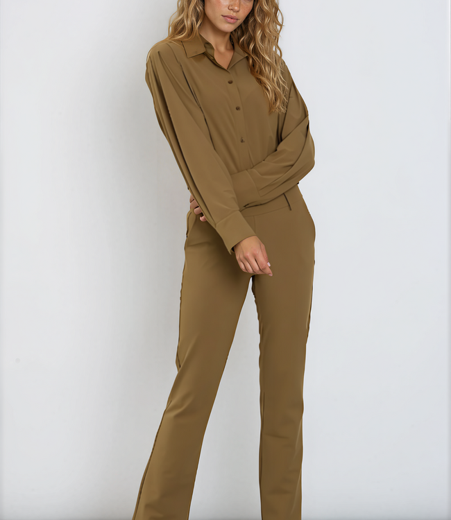 MI PIACE Travel Blouse Light Uni 202863 Kangaroo
