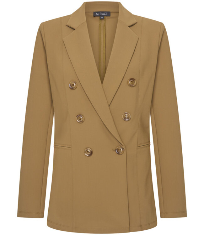 MI PIACE Travel Blazer Double Breasted Bonded Uni 202237 Kangaroo