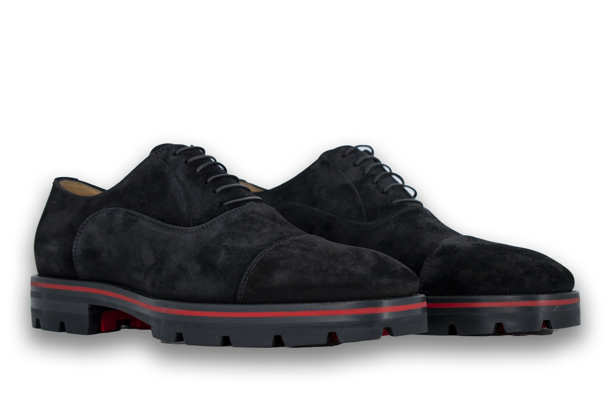 Louboutin Hubertus Oxford Lace Up Black 
