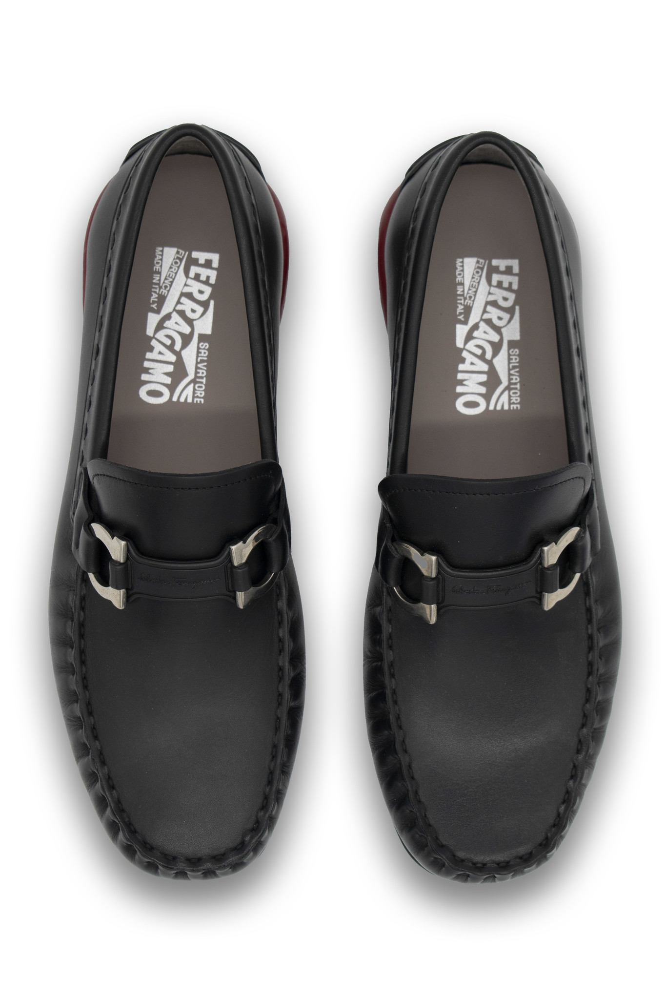 Tasby Gancini Moccasins Zwart Merkmode