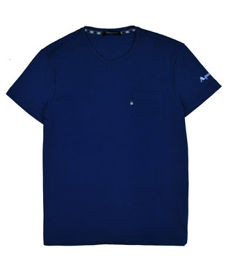 Aquascutum T-shirt Royalblau