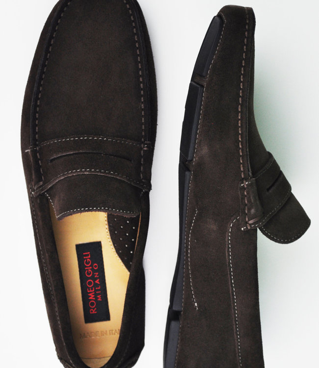 Romeo Gigli brown moccasins