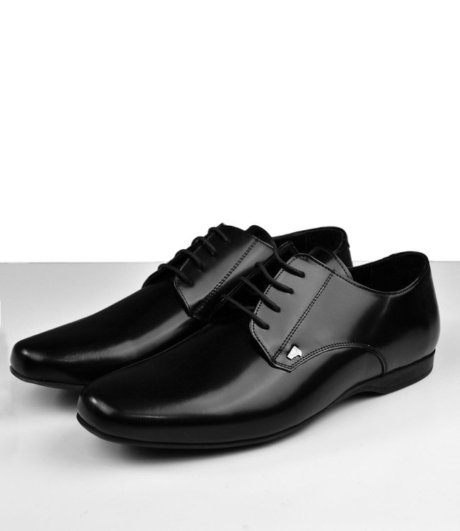 Versace scarpe stringate eleganti nere - Montenapoleone