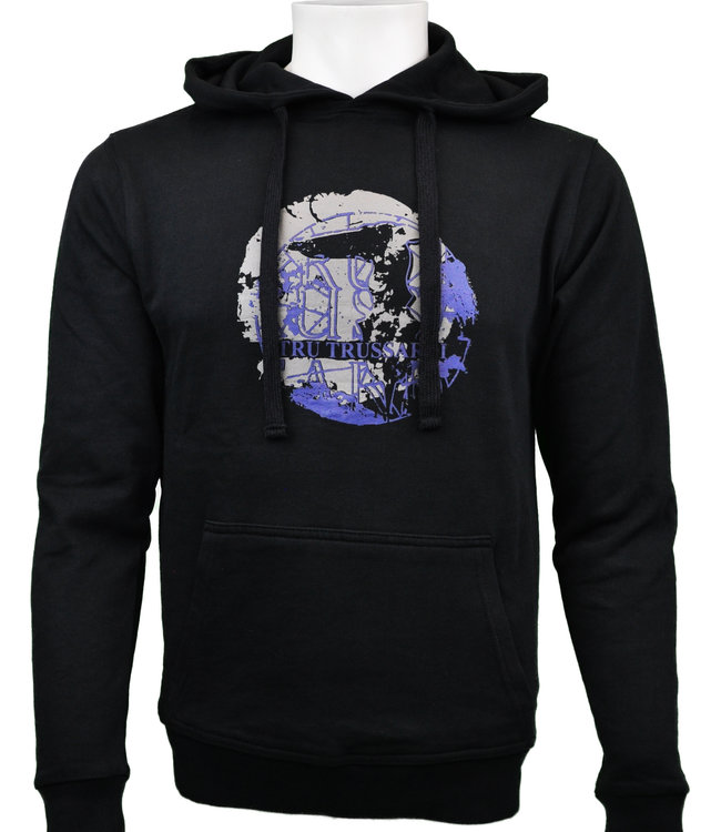 Tru Trussardi  felpa con cappuccio nera