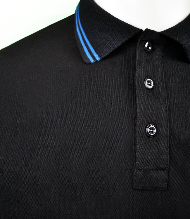 Just Cavalli polo nera a maniche lunghe